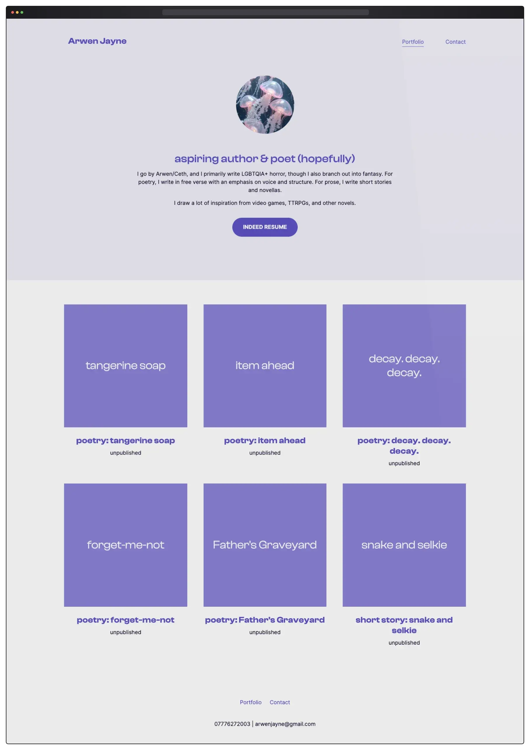 Literary & Editorial Portfolios – image 2