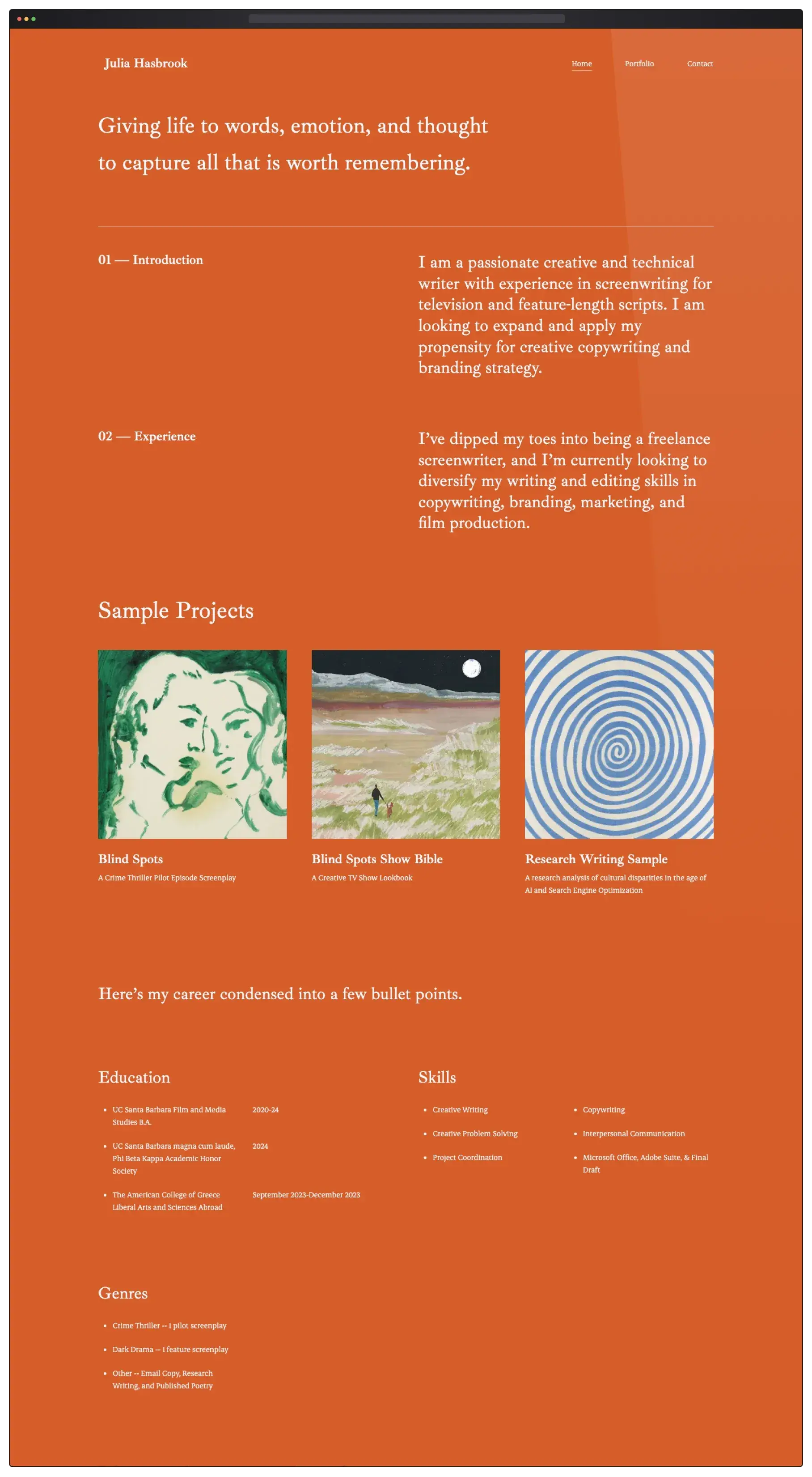 Literary & Editorial Portfolios – image 3